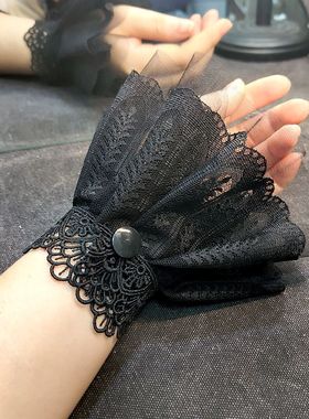 白色蕾丝复古宫廷风手链