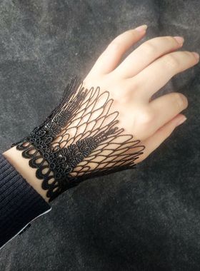 新品暗扣蕾丝手链腕带