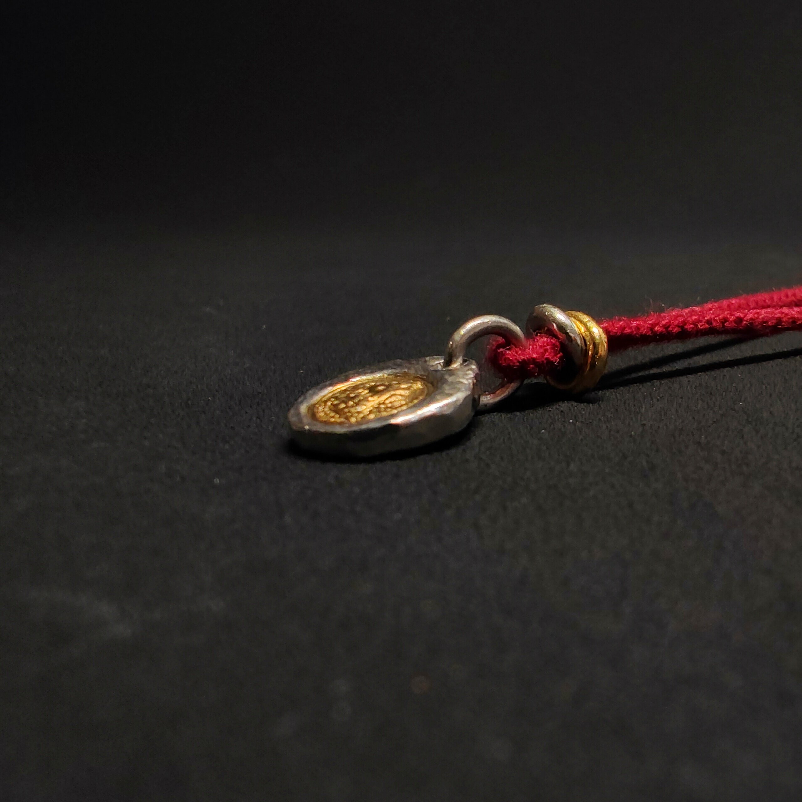 观夏9999纯足银贴24k纯足金黄财神提溜小金饼侧挂文玩配饰小银饼,淘宝优惠券,粉丝福利购,淘宝优惠卷