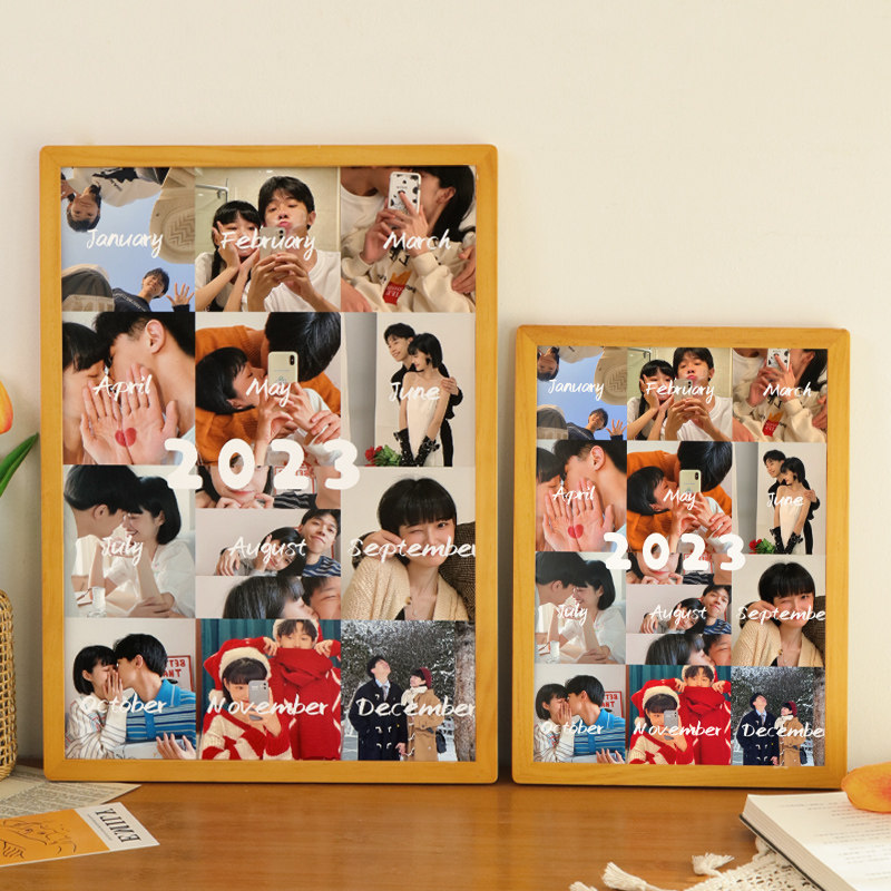 一周年纪念相框摆台儿童照片定制diy挂墙加打印做成相册情侣礼物,淘宝优惠券,粉丝福利购,淘宝优惠卷