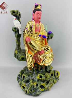 香樟木惠安精雕观音菩萨古体风格