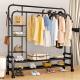 Clothes drying rack floor-standing simple household storage rack