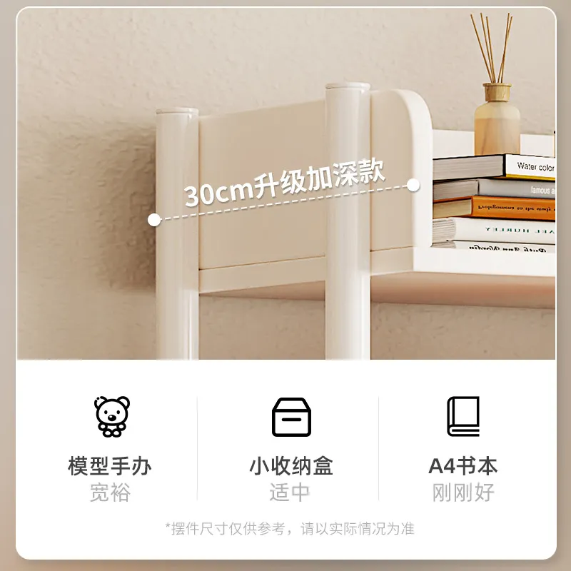 置物架落地多层收纳架子简易书架铁艺客厅储物架展示货架家用书柜,淘宝优惠券,粉丝福利购,淘宝优惠卷