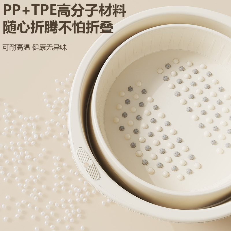 泡脚桶折叠成人泡脚盆家用折叠洗脚盆加厚养生按摩足浴盆过小腿,淘宝优惠券,粉丝福利购,淘宝优惠卷