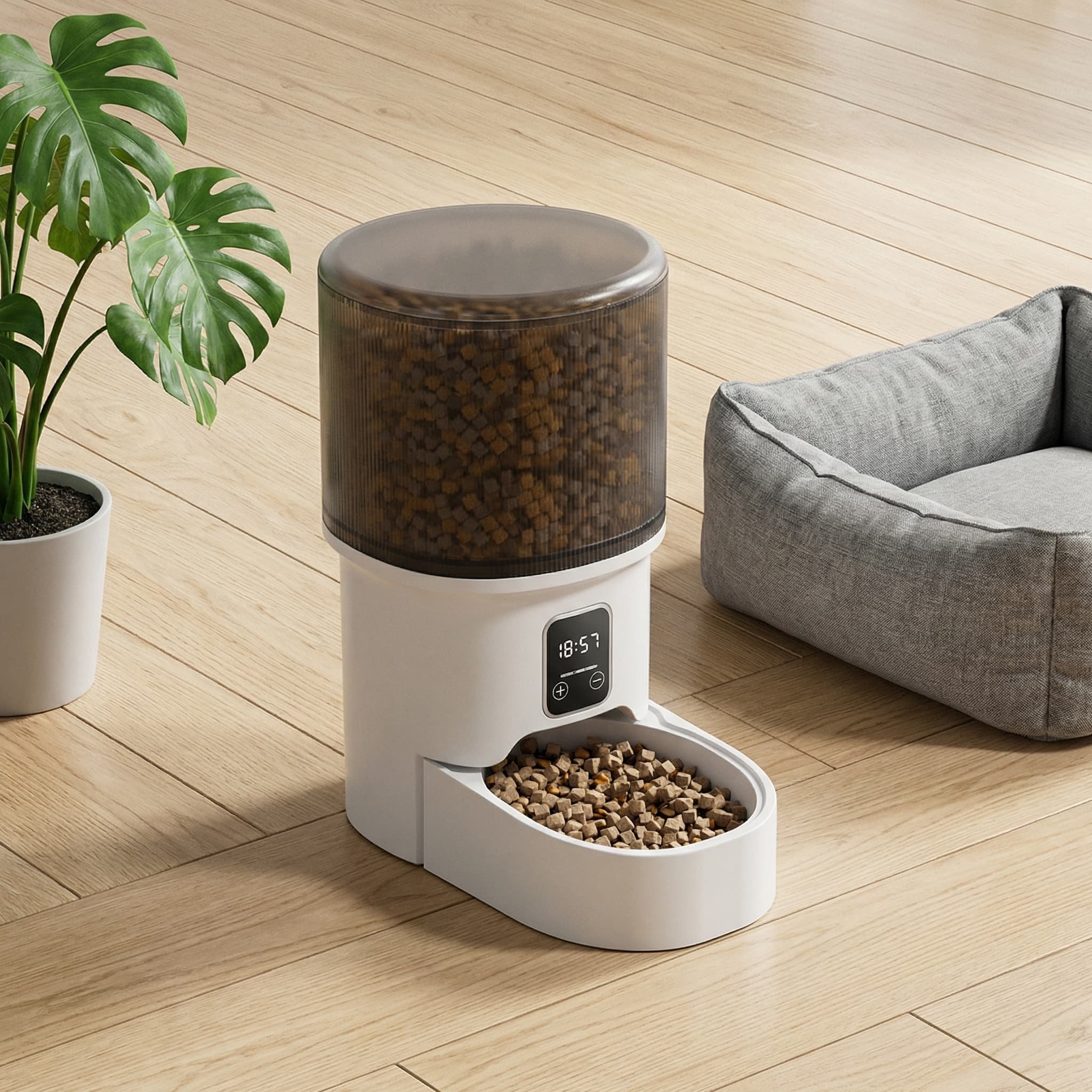 宠物智能自动喂食器智能款手机定时定量远程投食猫狗盆涂鸦家用,淘宝优惠券,粉丝福利购,淘宝优惠卷