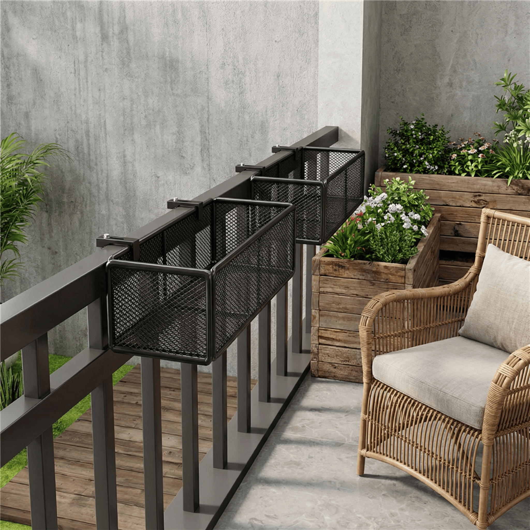 铁艺栏杆护栏阳台花架悬挂式花盆架绿萝多肉吊兰花架子窗台置物架,淘宝优惠券,粉丝福利购,淘宝优惠卷