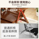 Sturdy household bamboo chair recliner folding lunch break