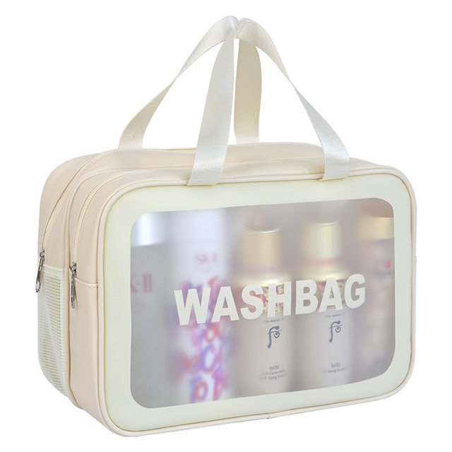 PU double-layer high-value travel portable storage bag