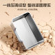 Integrated stainless steel extra large splash-proof cat litter box