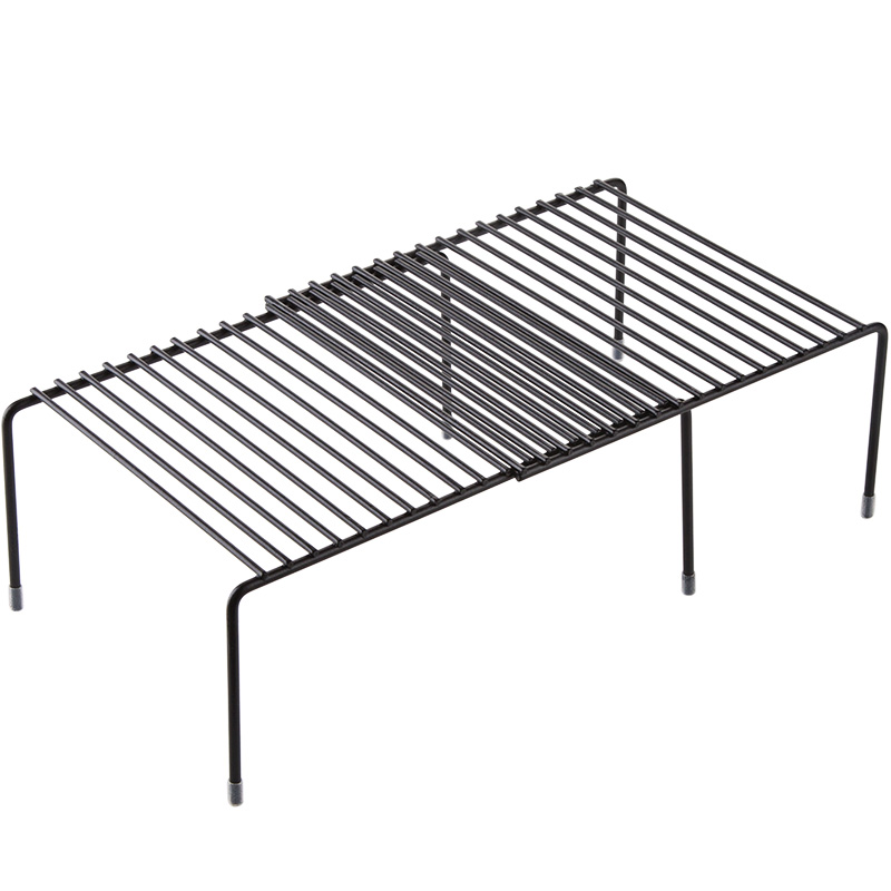 居家家厨房橱柜内置物架柜子分层架伸缩下水槽沥水收纳架铁艺锅架 - 图3