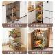 Kitchen rack multifunctional floor trolley for home use