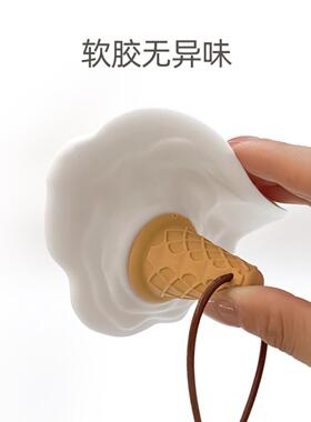 冰淇淋造型软胶防撞门挡可悬挂