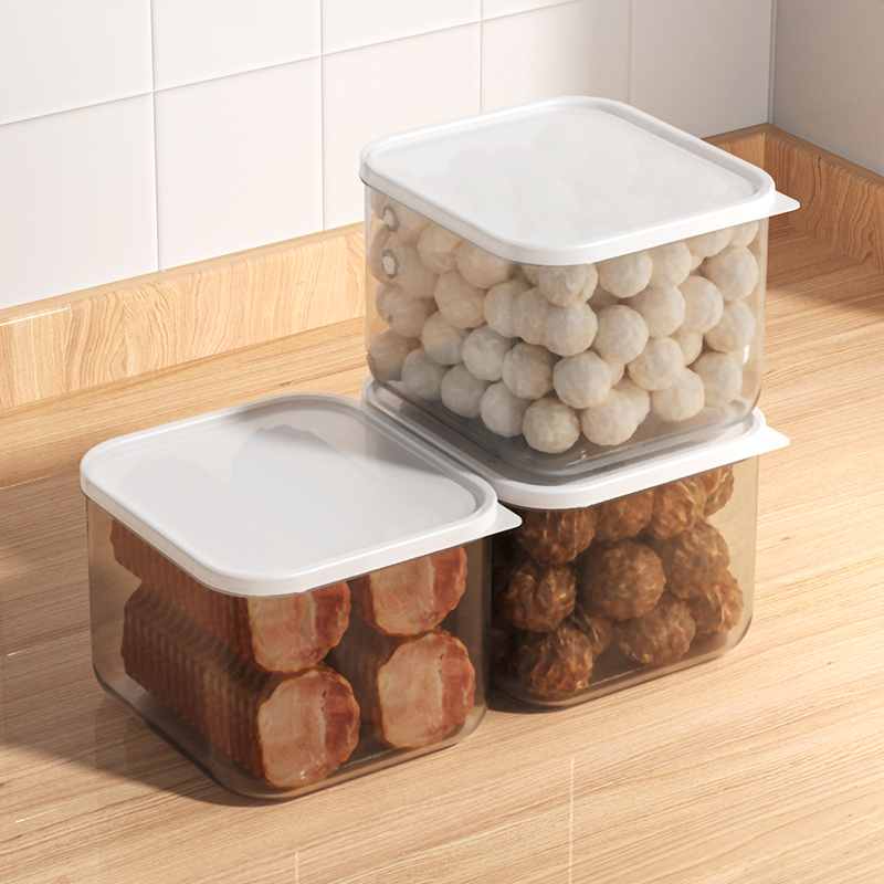 冰箱食物收纳盒冻肉盒冷藏保鲜冷冻专用厨房整理神器食品级饺子盒-图3