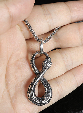 钛钢嘻哈男士欧美街头百搭项链