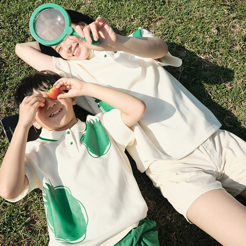 拍照好看的亲子装母子2024新款一家三口母女洋气短袖亲子活动T恤,淘宝优惠券,粉丝福利购,淘宝优惠卷