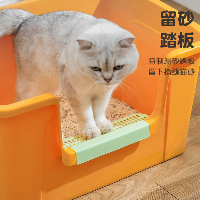 猫砂盆超大巨型全半封闭防外溅加宽猫厕所特大猫猫咪用品