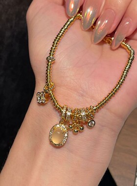 手链女款轻奢小众精致高级感漂亮独特 2026 新款四叶草女生 1