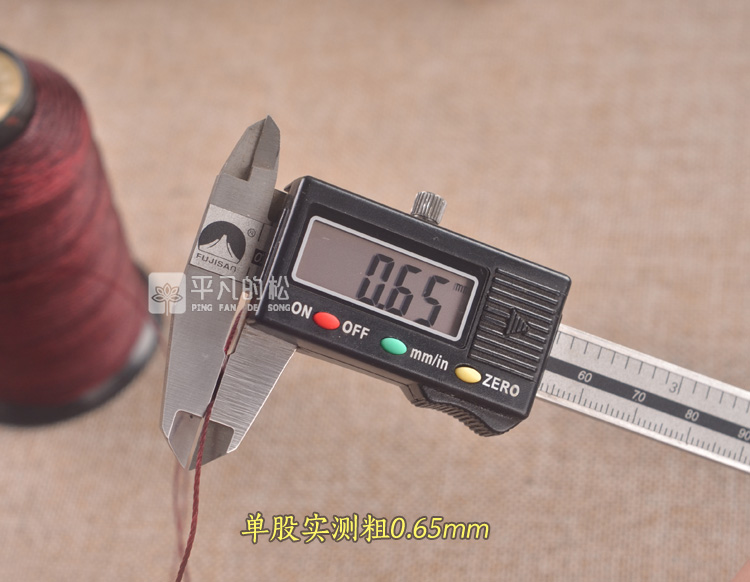 12股莫兰迪色蜡线股线0.65mm手工编织线diy手绳耐磨缝线十二股线-图0