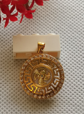 风生水起网红可转运动吊坠项链