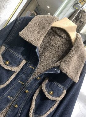European Denim Jacket Women's Plus Fleece Jacket 2026 Hong K