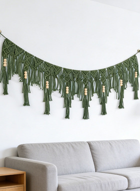 Hand Woven Wall Tapestry Bedroom Hanging Partition Hanging T