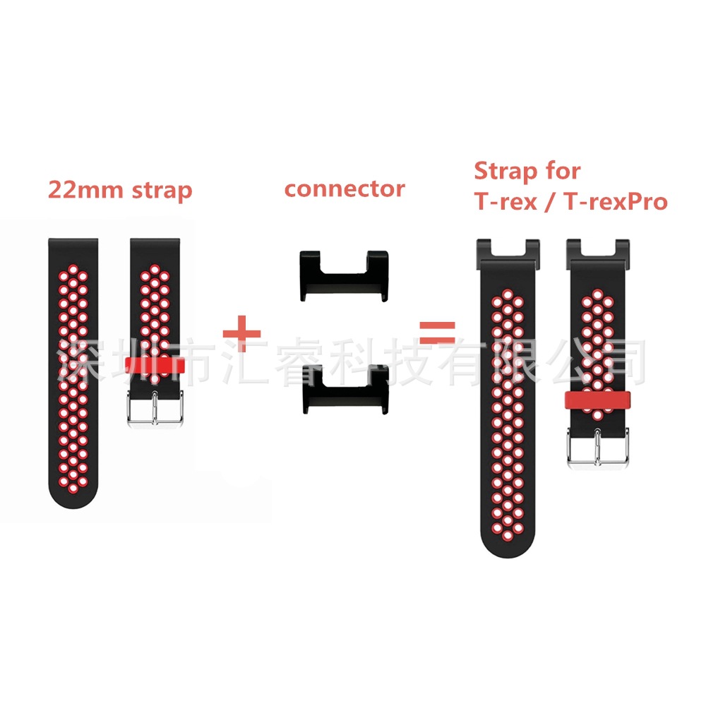 Suitable For Huami T-rex/ T-rex Pro 22mm Watch Strap Metal C - 图0