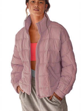Ready Stock Women's Lightweight Zippered mpressible Short Do