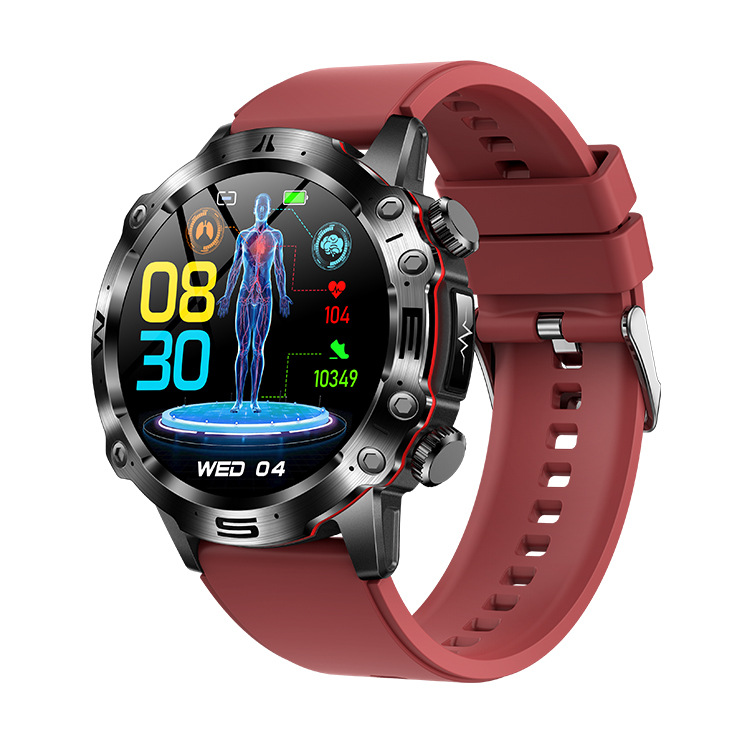 2024et482 Smart Watch Outdoor Sports Amolde Hd Ecg Bluetooth - 图2