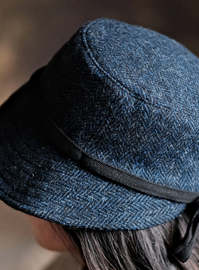 Harristweed哈里斯粗花呢侍女帽