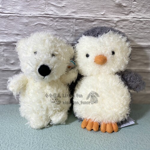 正品现货 英国JELLYCAT little小猪熊狗狐狸山羊雪人青蛙卷毛公仔 - 图2