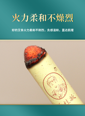 单桂敏艾条陈年艾叶纯艾绒艾灸条