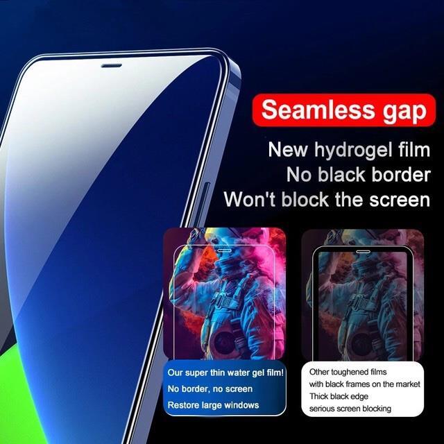 Full Cover Hydrogel Film适用于iPhone 15 14 13 12 11 Pro Max Screen Protector水凝手机贴膜 - 图3