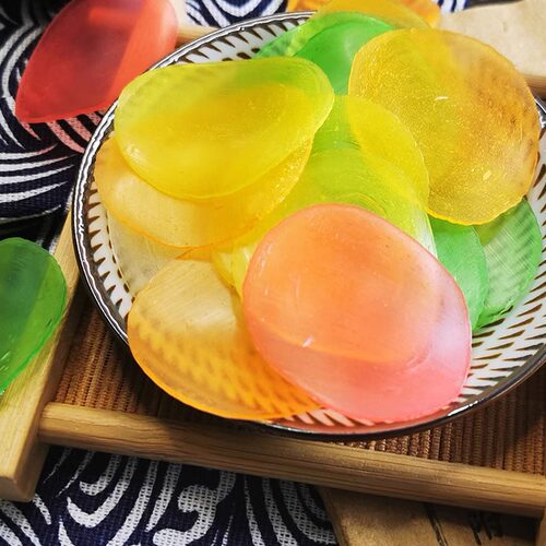 虾片自己炸龙虾片彩色散装怀旧网红零食膨化食品大连特产油炸薯片 - 图1