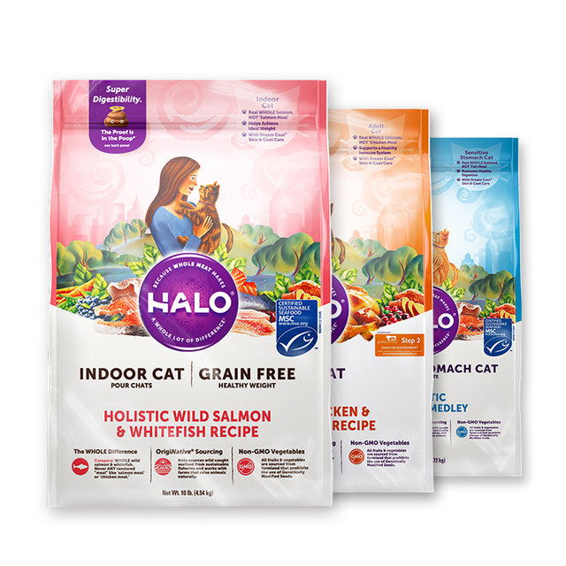 Corrupt Cat HALO Natural Aura Grain-Free into Fresh Meat