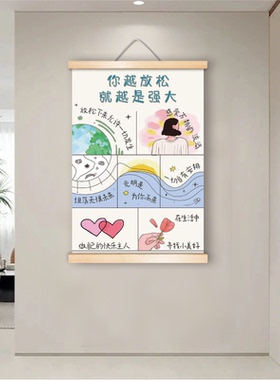 拒绝内耗挂画治愈高能量正向磁场