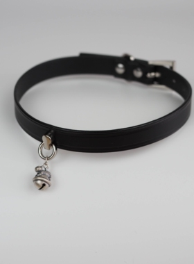 纯银小铃铛项链puppy项圈choker