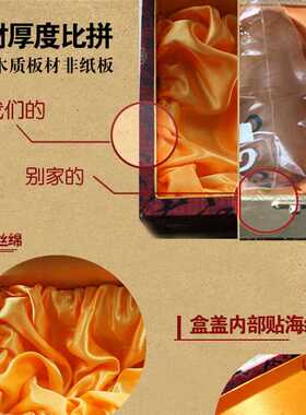 高档锦盒麻布大号正方形瓷器碗罐子玉文玩古董古玩空盒包装盒定制