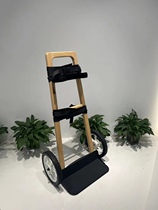 Harp Trolley Trolley Vertical Cellist Special Solid Wood Transport Trolley Orchestra Trolley