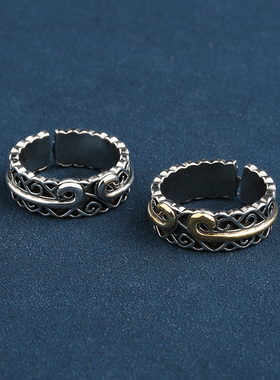 开口可调节黑神话悟空戒指复古