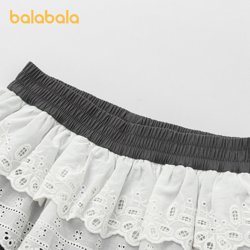 【balaOne】巴拉巴拉童装儿童裤子女童2026春装新款工装裤假两件,淘宝优惠券,粉丝福利购,淘宝优惠卷