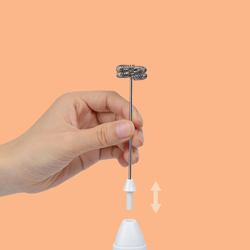家用厨房迷你充电电动奶泡器咖啡搅拌棒牛奶打泡器奶粉搅拌器 - 图1