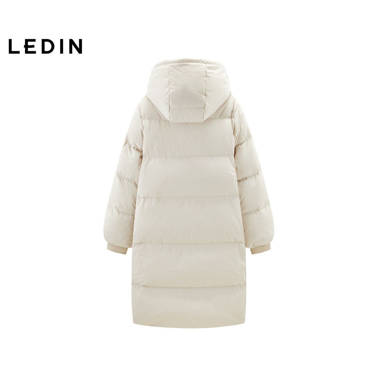 【商场同款】乐町连帽宽松羽绒服冬季新款保暖外套C2ACE4333 - 图3