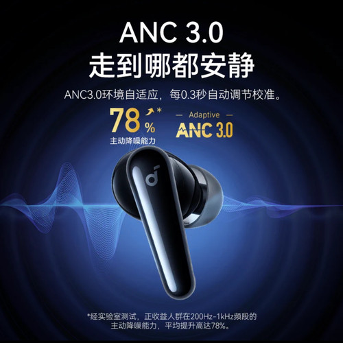 【实体店】Soundcore声阔降噪舱3代Liberty4pro真无线蓝牙耳机 - 图3