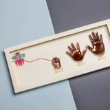 Оригинальная детская трехмерная модель рук и ног для новорожденных, детские отпечатки рук и ног, памятная чернильная подушечка, в 3d формате