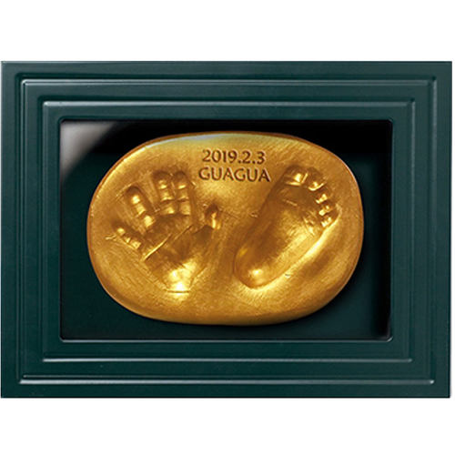 宝宝手足印泥手脚印胎毛纪念品胎发制作新生婴儿百天周岁礼物纪念 - 图3