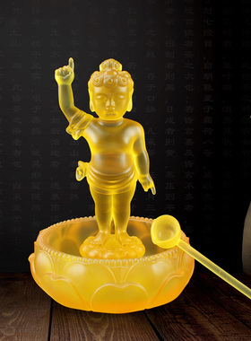 太子像摆件释迦牟尼佛家用水琉璃