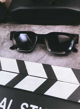 欧美个性帅气小框墨镜