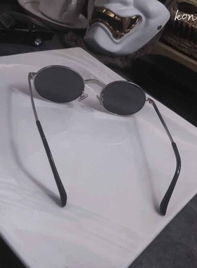 控阁电影日系太阳眼镜复古椭圆形