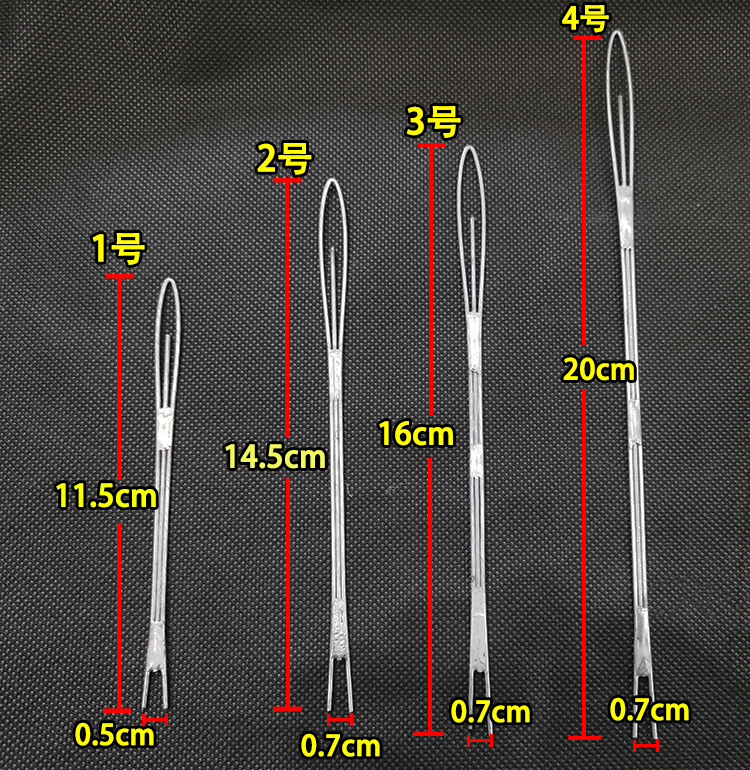 虾笼渔网修补针补网针渔网鱼网梭子修补工具开线破损编织修补网线 - 图2