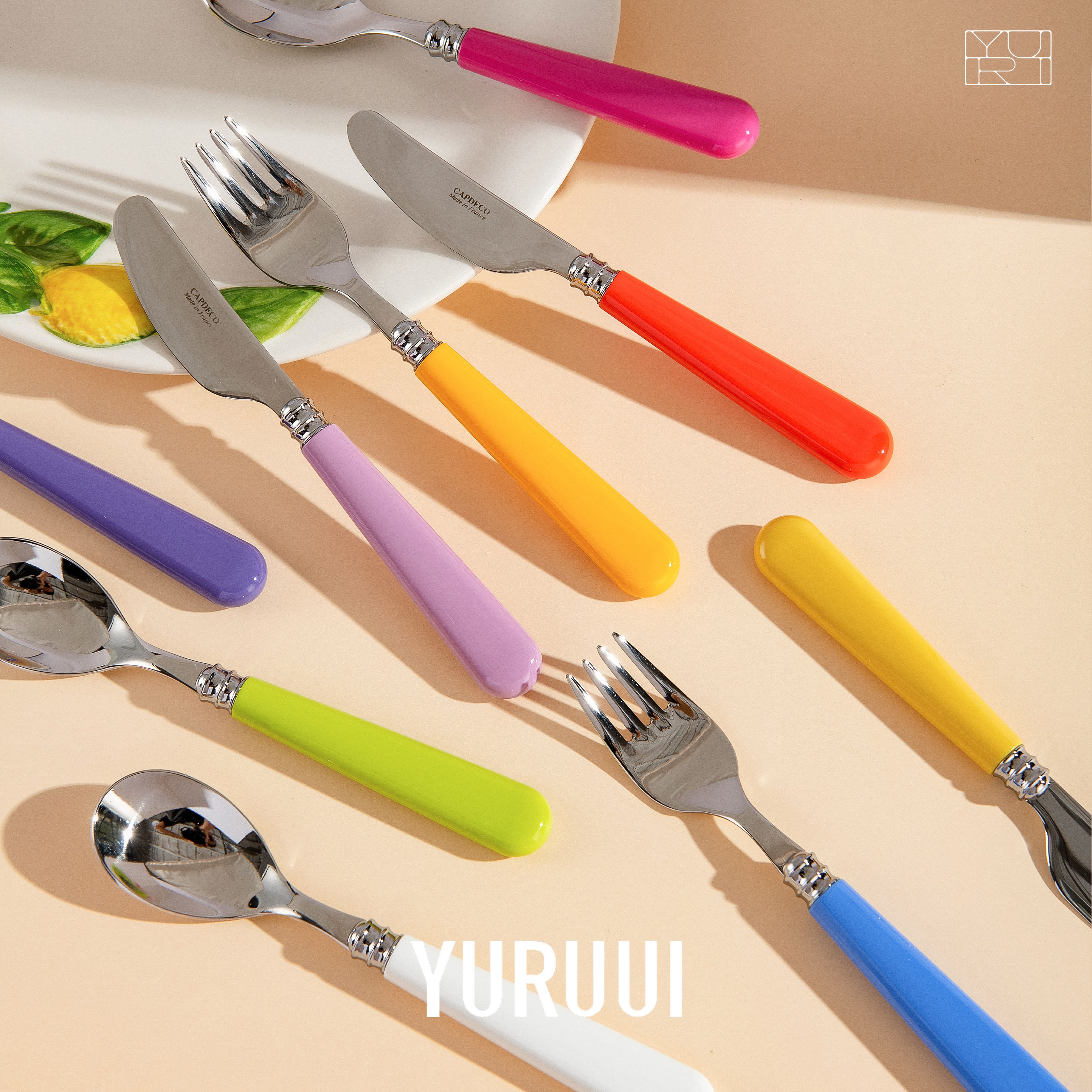 [YURUUI设计师]法国CAPDECO儿童刀叉三件套礼盒不锈钢餐具,淘宝优惠券,粉丝福利购,淘宝优惠卷